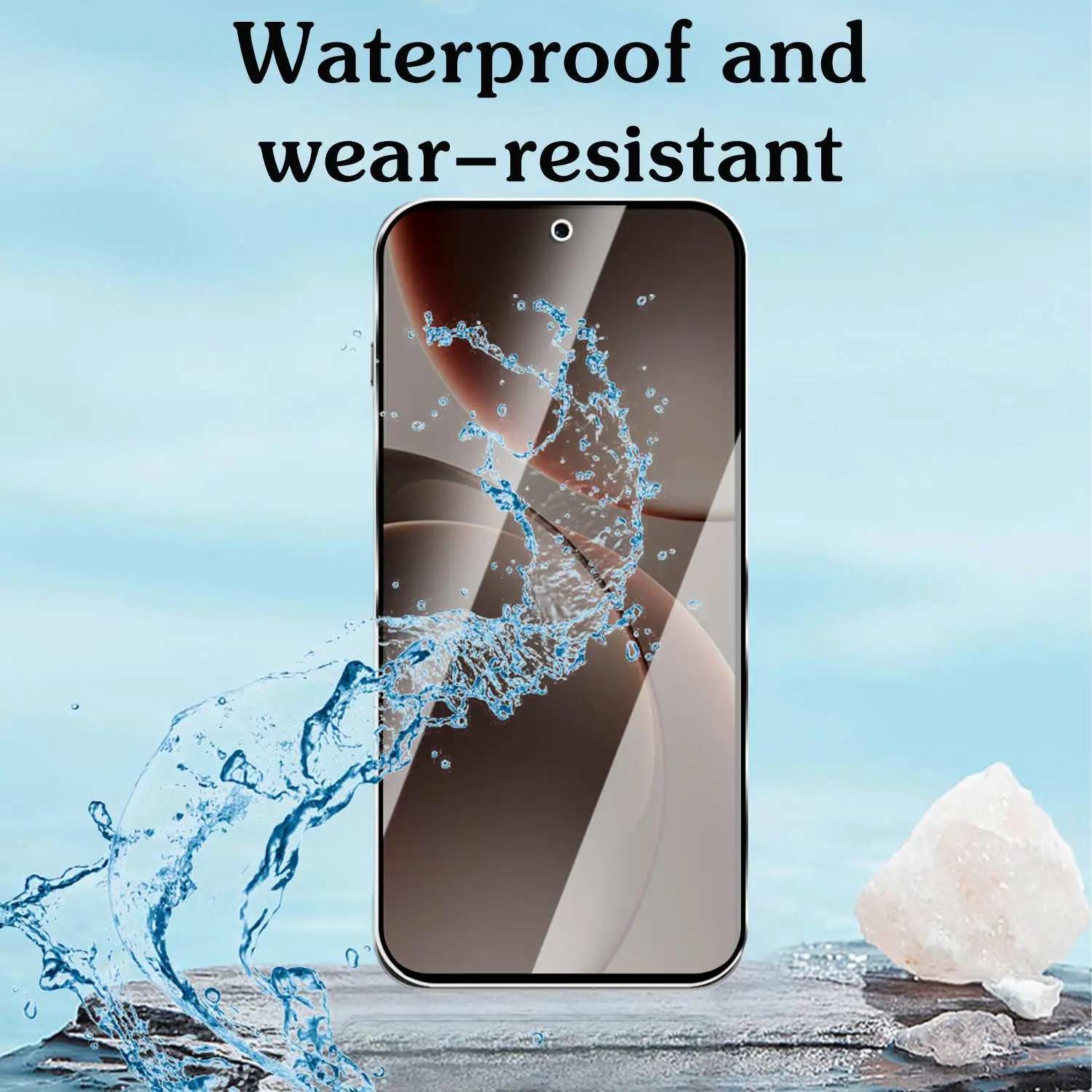 Enhanced Privacy Screen Protector with Easy-Install Kit - Anti-Spy Tempered Glass Film