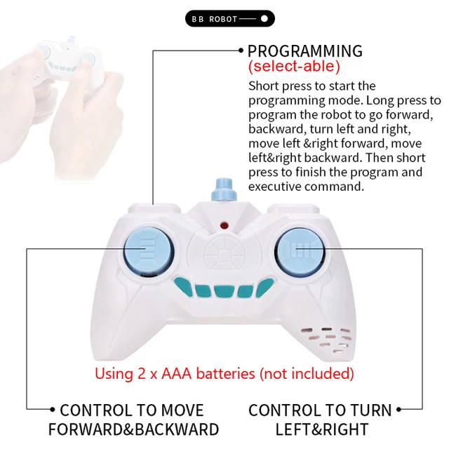 2.4G RC Robot Car With Sound Gesture Sensing Induction Electric Intelligent Programmable Toy Remote Control Robots Boy Girl Gift 5