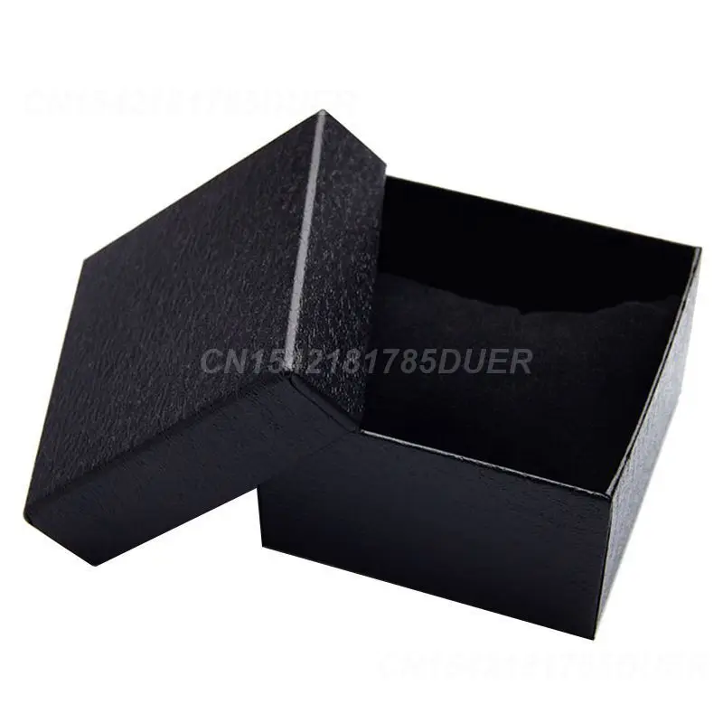 Fashion Watch Box Cardboard Case Bangle Bracelet Wrist Watch Jewelry Present Durable Gift Box Square watch storage box