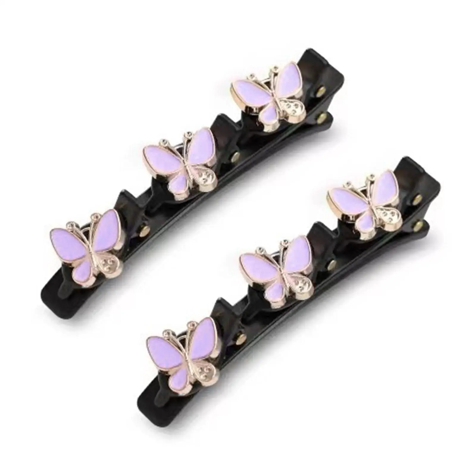 Hairpin Side Bangs Clip Ladies Girls Fixed Shape Clip Tooth-shaped Pearl Flower Braided Hair Duckbill Clip Butterfly Hairpin