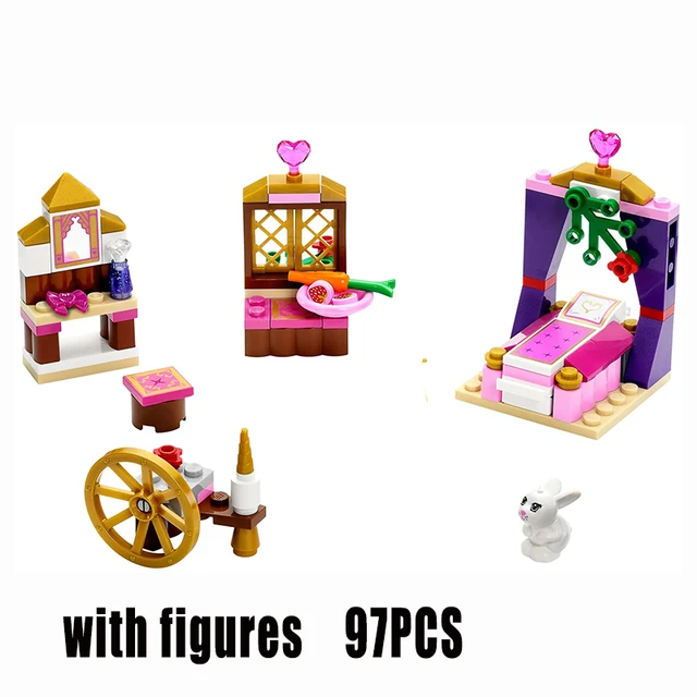 Stock Friend Series Girl Princess Castle 10435 10436 Classic Animated Bricks Compatible 41062 41063 Building Blocks Kids Toys 5