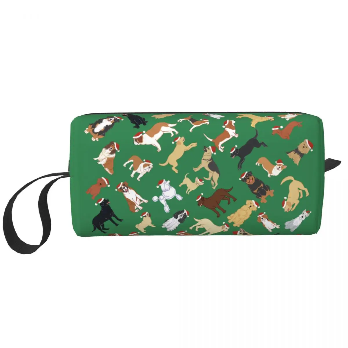 

Custom Cute Dogs Pattern Travel Cosmetic Bag Women Toiletry Makeup Organizer Ladies Beauty Storage Dopp Kit