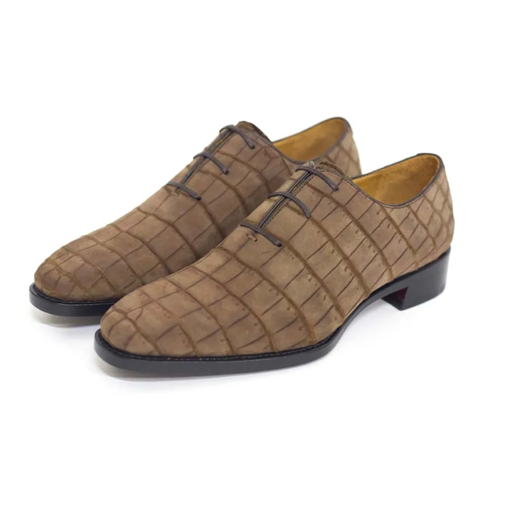

sanyeshechiping men formal shoes male crocodile shoes Frosted leather shoes