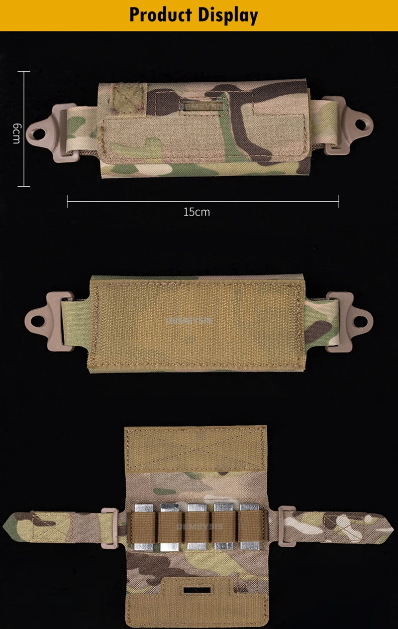 Description Picture 3 of itemTactical Helmet Balance Counterweight Bag Hunting Combat CS Helmets Counterbalance Weight Bags Airsoft Helmets Accessories
