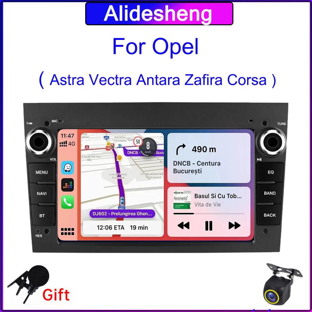 ADMLZQQ Autoradio Android 11 Per Toyota Corolla 2018-2019 - 10 Pollici Con CarPlay, 4G, WiFi E Telecamera Posteriore