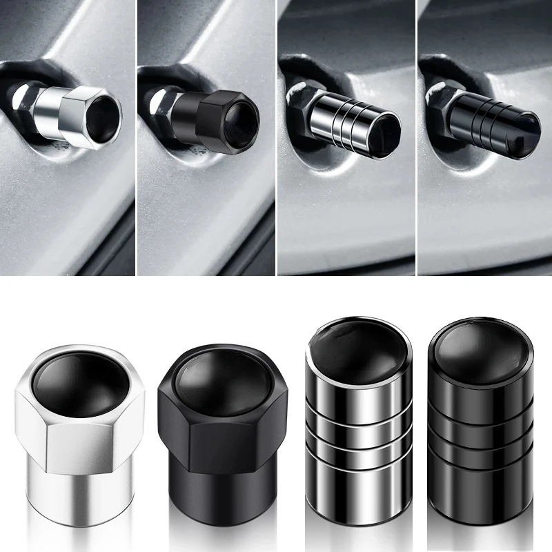 

4pcs Car Wheel Air Valve Stem Cover Caps for RAV4 Camry Reiz Venza Highlander Prado Sequoia E150 Verso Yaris Auris Car Accessori