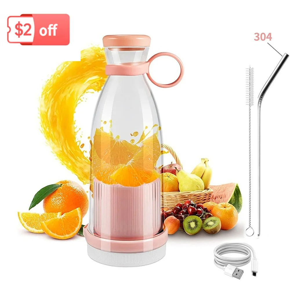 Portable Smoothie Bottle Electric Wireless 1