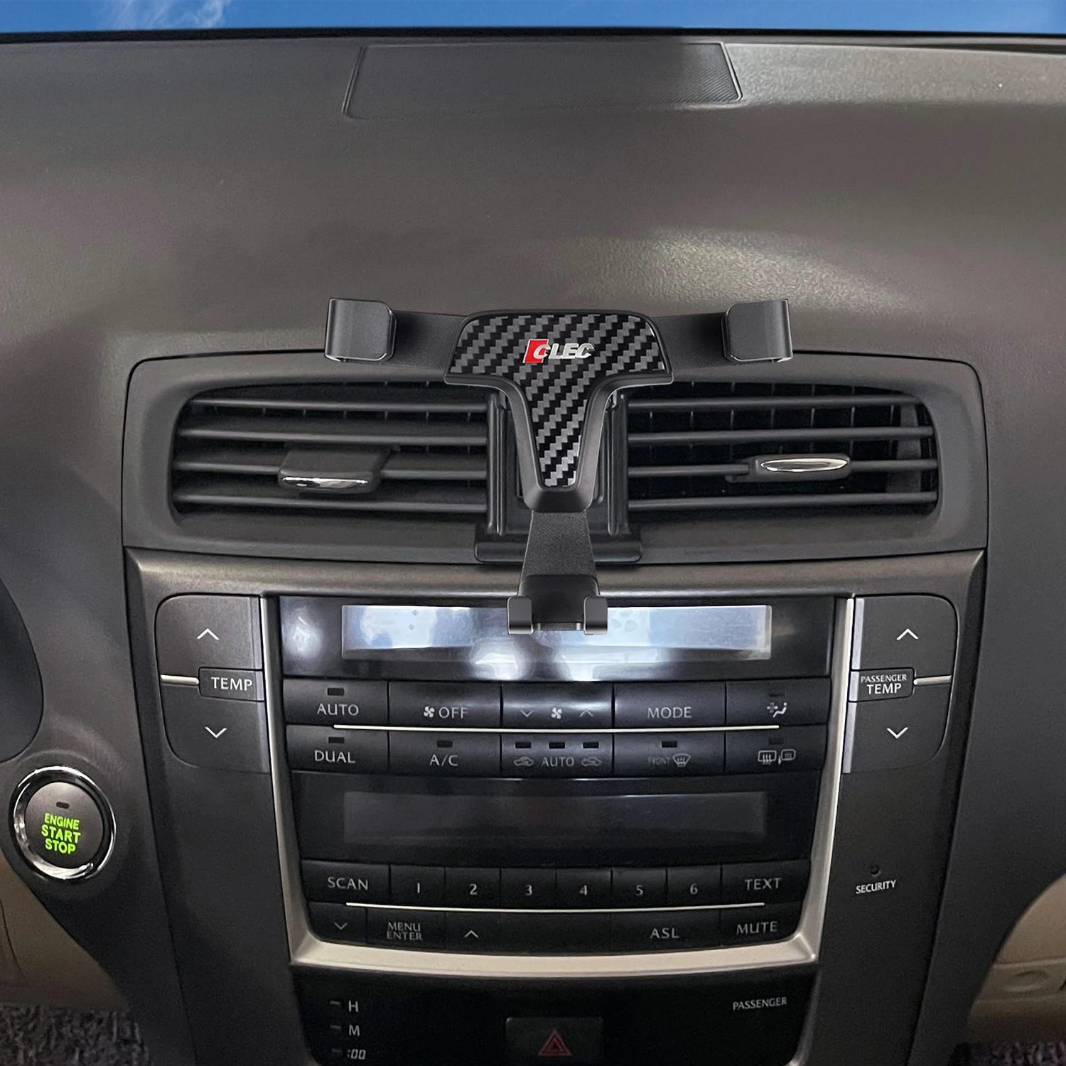 

for Lexus IS 2006-2013 Dashboard Phone Holder Mount ABS Plastic Alloy 1pcs, Horizontal Angle is Not Supported