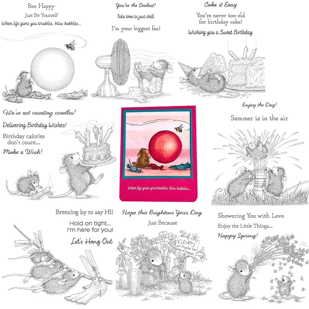 Stampendous Clear Stamps For DIY Craft Making Card Photo Album Scrapbooking Decoration Transparent Stamps