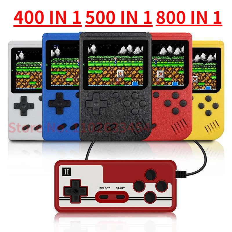400/500/800 IN 1 Retro Video Game Console Handheld Game Player Portable