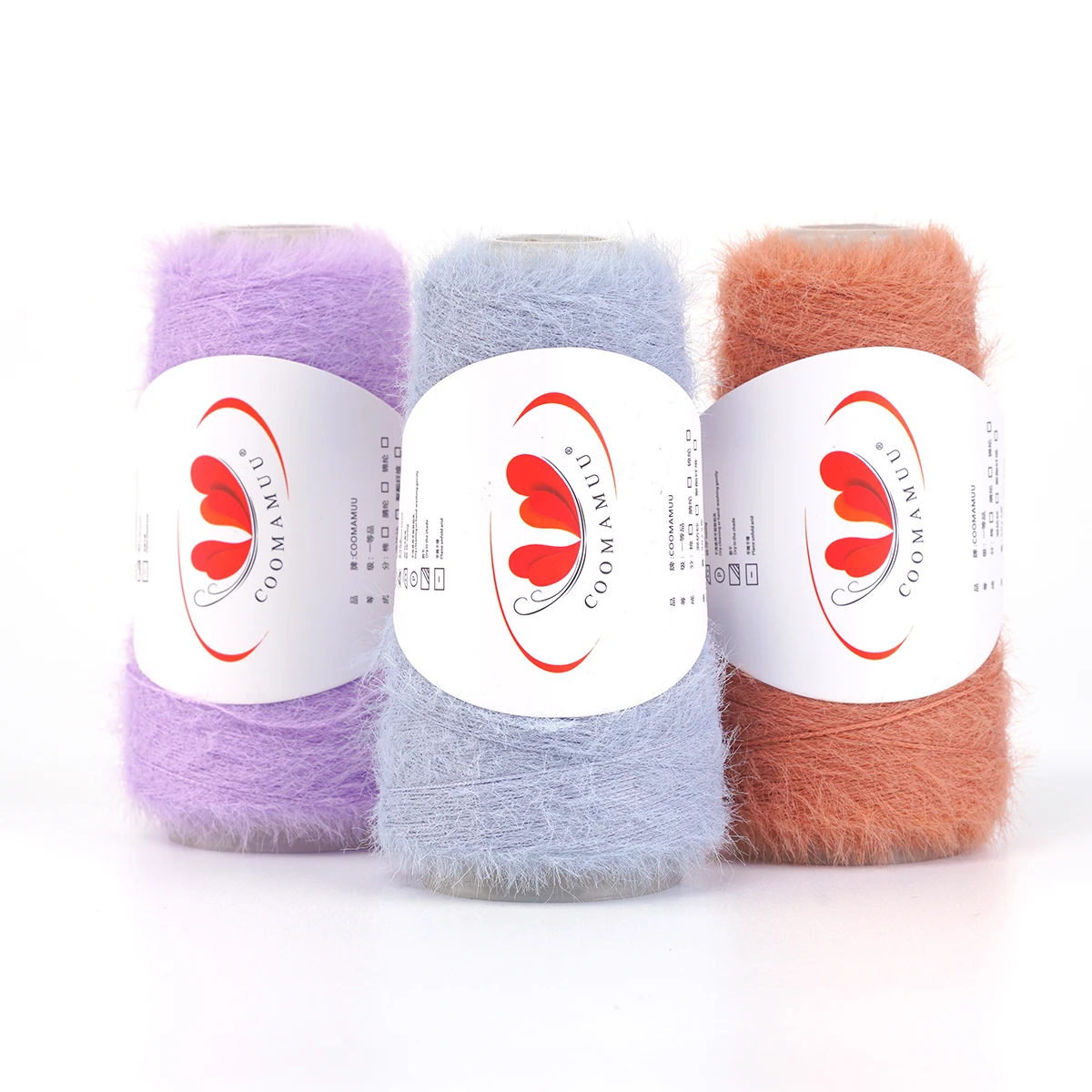 여성용 긴 봉제 밍크 캐시미어 원사, 가디건 스카프용 손 뜨개질 실, 고품질, 50g/세트, 2mm