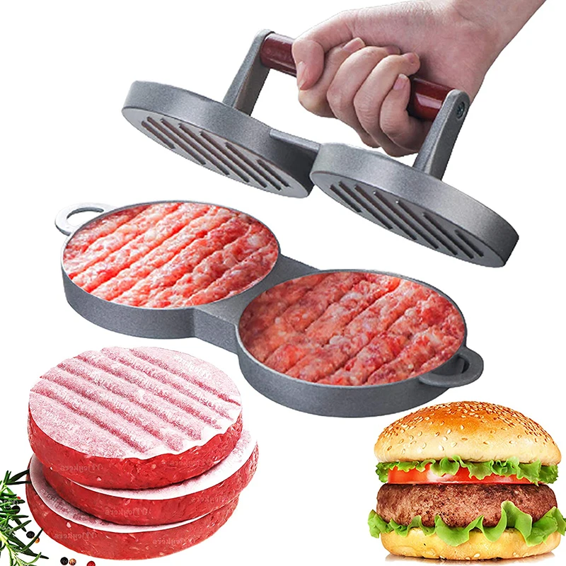 New Hamburger Press, Non-Stick Burger Pres, Perfect Hamburger Mold Ideal for BBQ,Essential Kitchen & Grilling Accessories