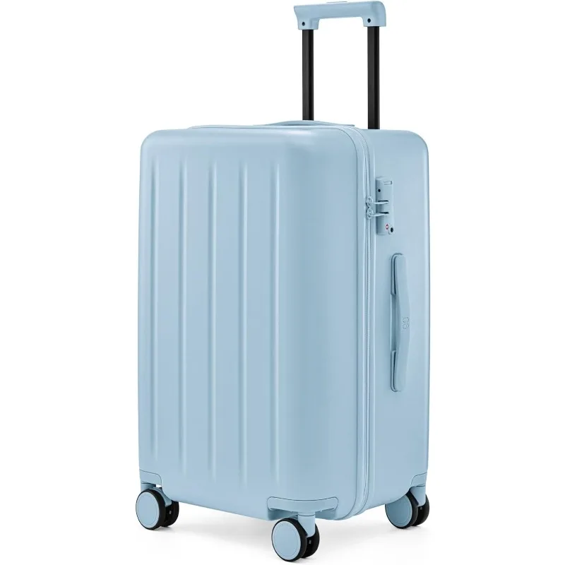 

Luggage 22 inch, Suitcases with Wheels, Hard Shell Check-in Bag with 70/30 Split, Wet Dry Separation, Double Spinner, TSA Lock