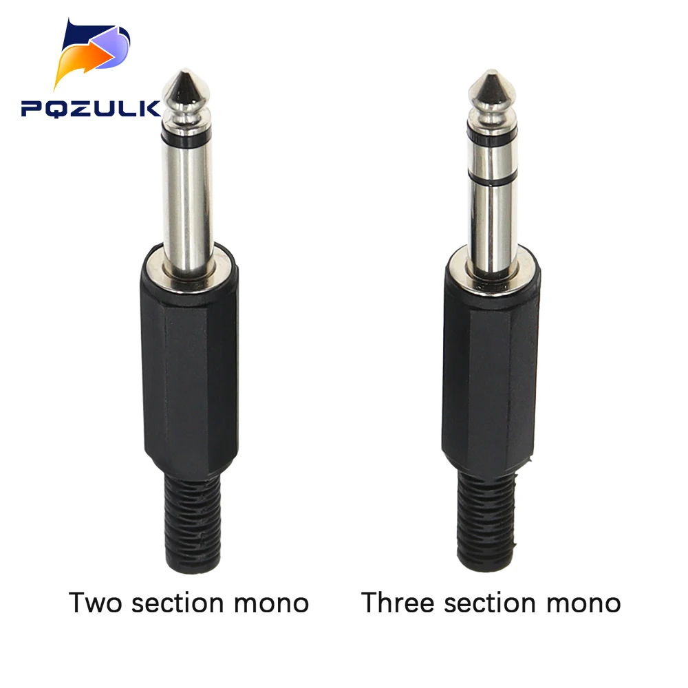 Spine Per Saldatura Audio 4 Spine Jack Audio 6.3mm (1/4") Stereo Angolo Retto A Saldare - Punta Oro, Per Strumenti Musicali Big Jack - Foto 7