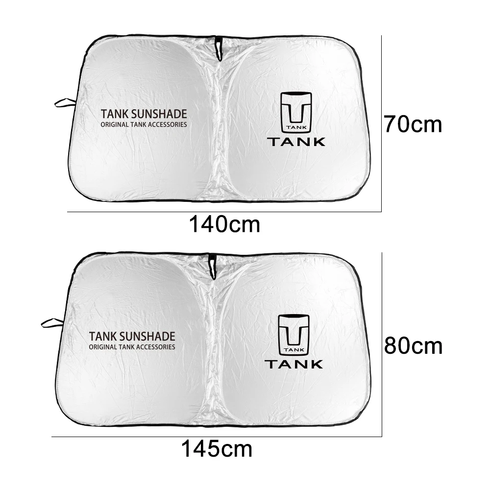 Car Front Windshield Sun Shade Covers For GWM Tank 300 500 Accessories Auto Window Sunscreen Protector car sunshade windshield sunshade windshield sun shade
