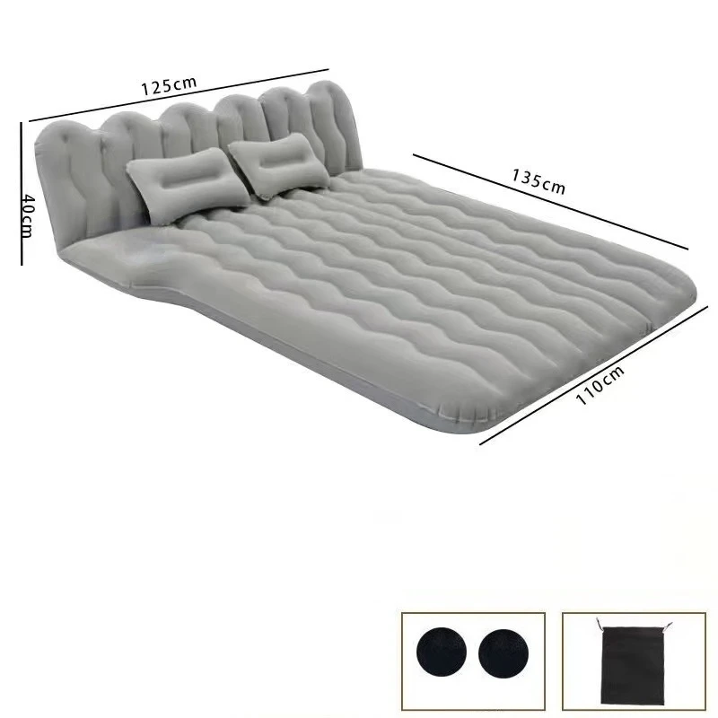 Car Travel Bed Automatic Air Mattress Trunk Sleeping Pad Inflatable Back Seat Beds Outdoor Cushions Camping Sofa Accessories