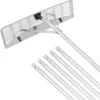 VEVOR Snow Roof Rake 25" Blade Snow Removal Tool 21ft Aluminium Roof Shovel W/anti-Slip Handle for House Roof Snow &Protection 1