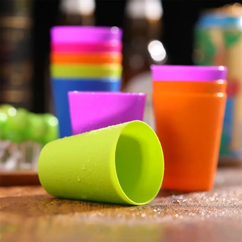 Plastic Cups 24 pcs for Coffee Juice Beverage Water