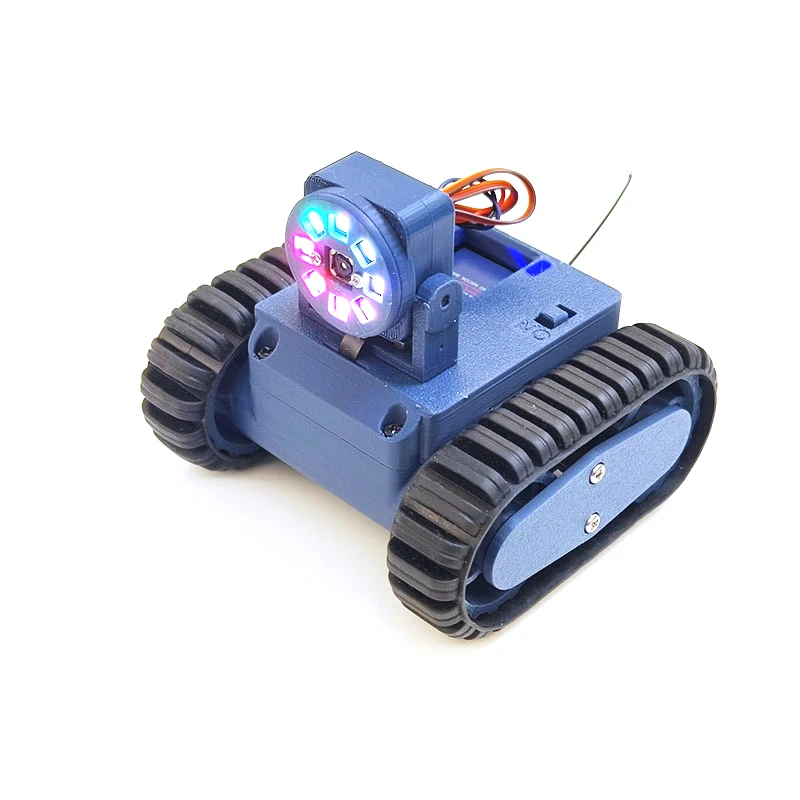 Wireless Video Robot Car Trolley Image Transmission Crawler for ESP32-S3 IDF Vscode Programmable Kit 3D Printing Robotic RC Tank esp32 wifi video remote control tank model robot car for arduino esp32 robot kit with camera programmmable robot web app rc tank