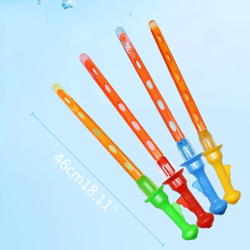 46CM Large Bubble Western Sword Bubble Sticks Kids Soap Bubble Toy Outdoor 4