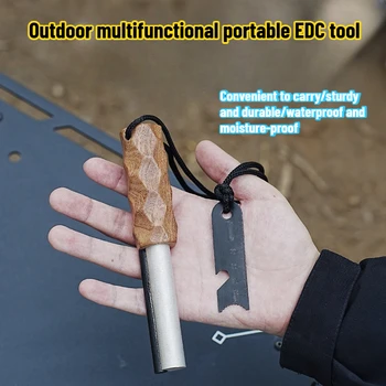 2025 New Outdoor Multifunctional Flint Magnesium Stick Portable Camping Camping Fire EDC Tool 1
