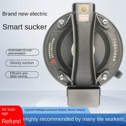 New Electric Vacuum Sucker Power Lifting Tool 200kg Strong Suction Sucker for Ceramic Tile Glass Powerful Heavy-Duty Carry Tools