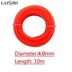 Premium Nylon Spiral Lawn Trimmer Line (4.0mm 10m)