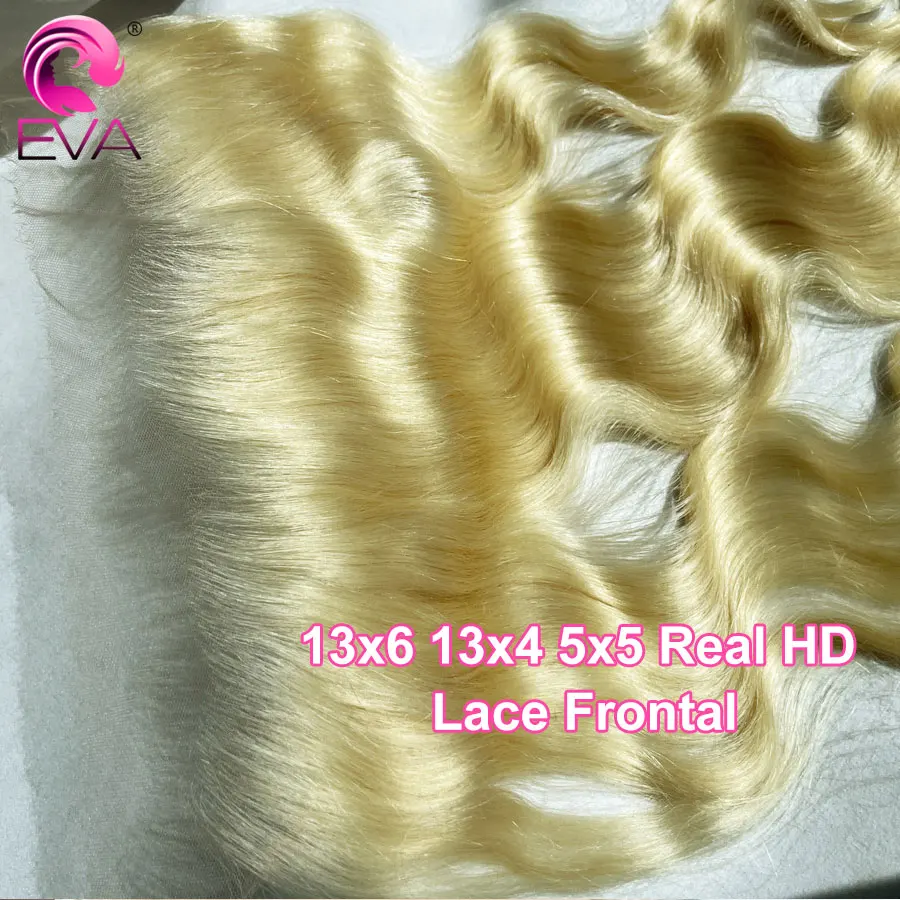 

Eva 5x5/13x4/13x6 HD Lace Frontal Only Invisible HD LACE 613 Fulll Frontal Only Human Hair Melt Skins Virgin Hair HD Closures