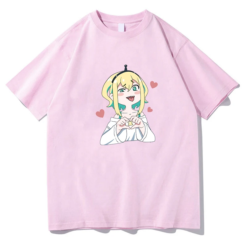 

Kawaii Pikamee Print T Shirts Unisex T Shirt O-neck Cotton Custom Anime Shirt graphic Summer Fans kpop y2k Short Sleeve Tops