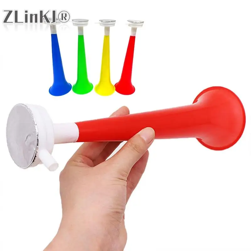 1Pc Cheer Plastic Horn Football Game Fans Cheerleading Puntelli Vuvuzela Kid Tromba Football Cheer Horns Dropshipping All'Ingrosso