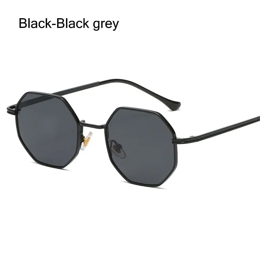 Unisex Round Metal Frame Sunglasses with UV400 Protection