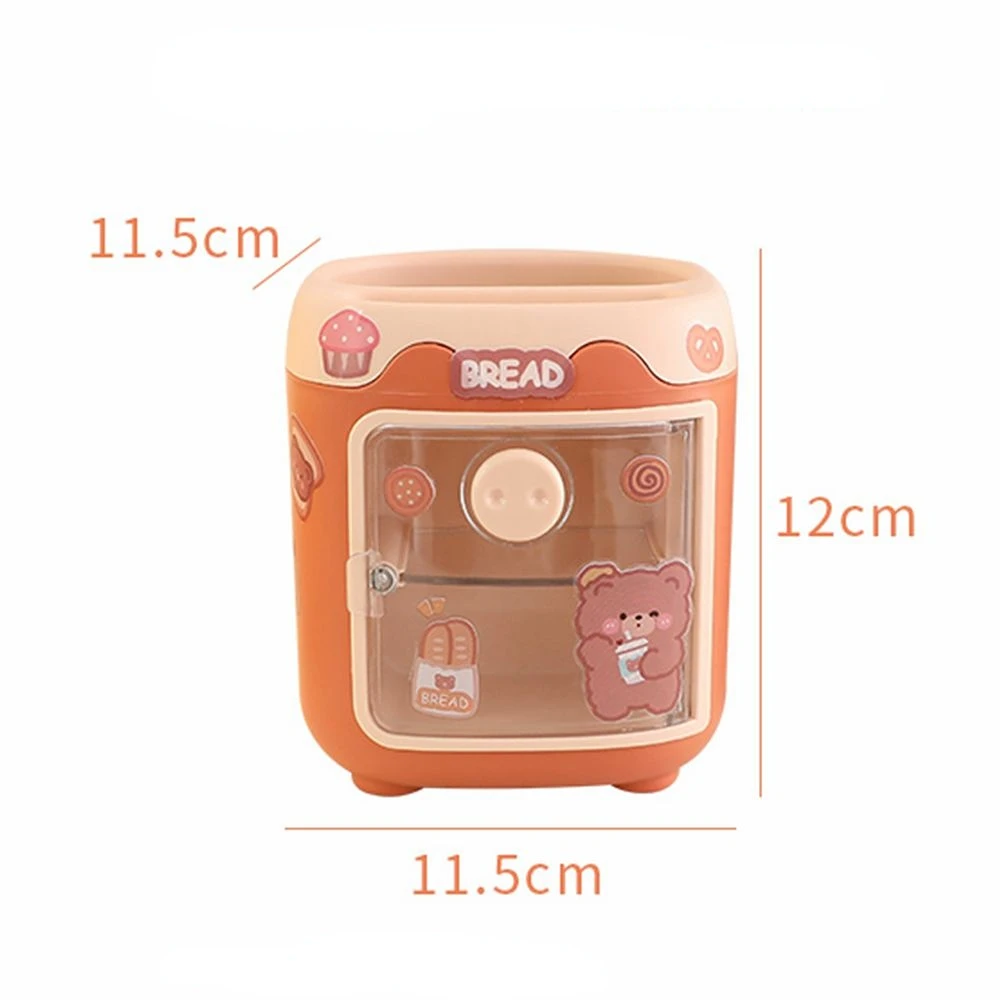 Creative Multi-grid Pig Pen Holder Desk Organizer Cute Multi-functional Office Desk Stationery Pen Holder Pencil Stand Organiser