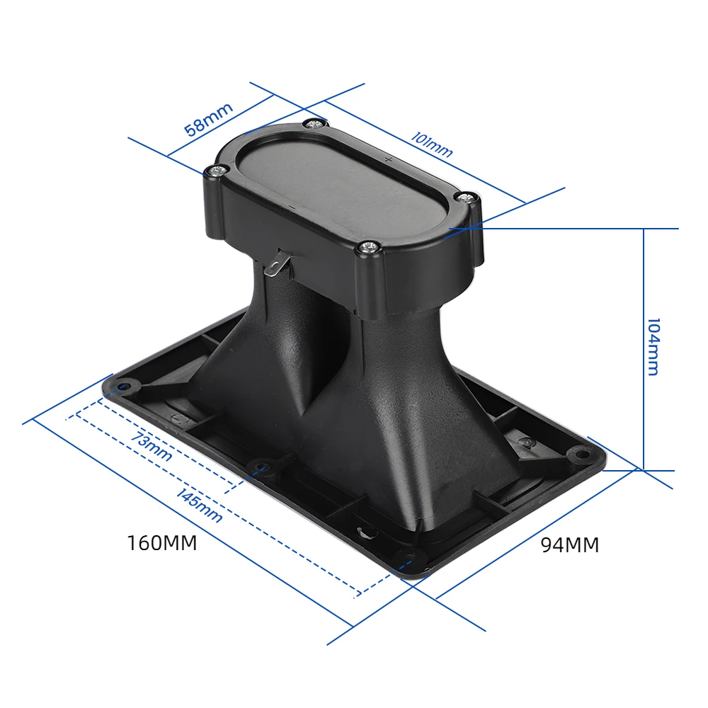 Tweeter Speaker AIYIMA 2Pcs Dual Piezo Tweeters 160*94MM Horn Piezoelectric Speaker 150W Buzzer Treble Piezo Head Driver Stage Loudspeaker