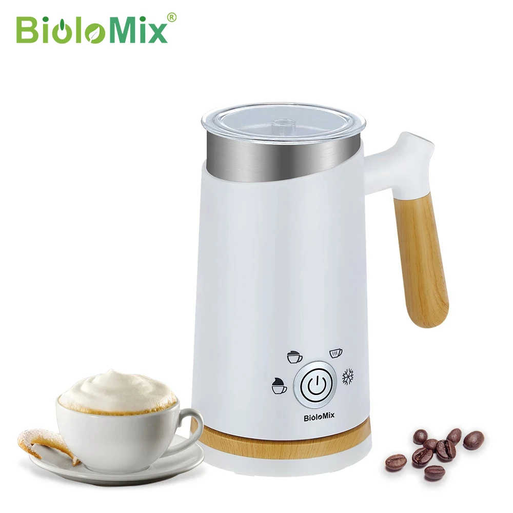 Automatic Hot and Cold Milk Frother Warmer for Latte Foam Maker for Coffee Hot Chocolates Cappuccino milk frother electric milk frother BioloMix