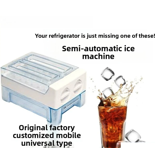 Boîte à glace amovible réfrigérateur fabricant petit Cube moule congélateur support de glace réfrigérateur moule à glaçons 1