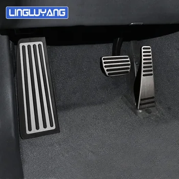 자동차 가속기 브레이크 페달 발판 페달 플레이트 커버 볼보 XC60 XC90 S90 v90 s60 v60 xc40 액세서리 2022