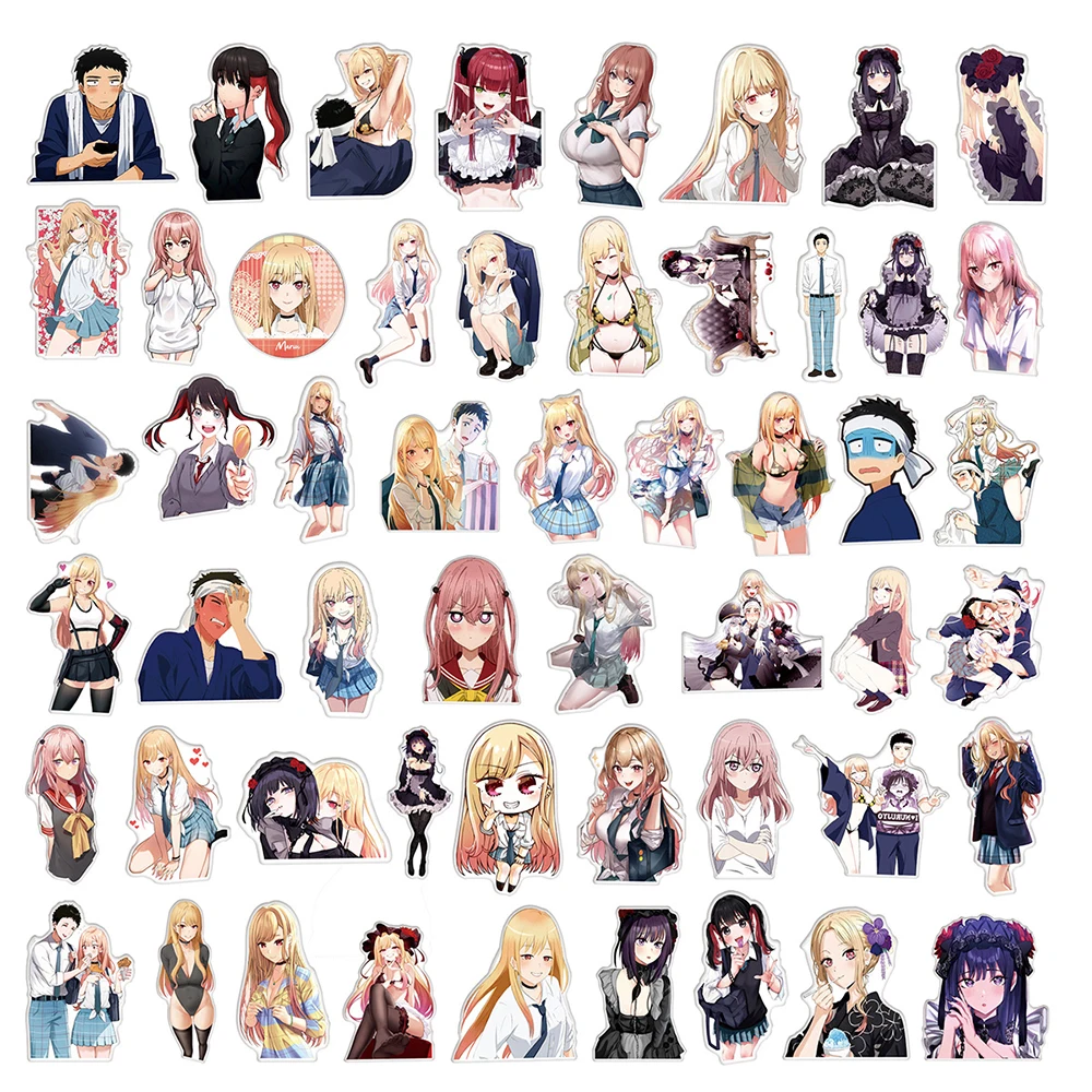 50Pcs Anime My Dress-Up Darling Stickers for Laptop Cellphone Water Bottle  Skateboard Luggage Car Bumper Kitagawa Marin Anime Cartoon Decals (My Dress-Up  Darling): Buy Online at Best Price in Egypt - Souq