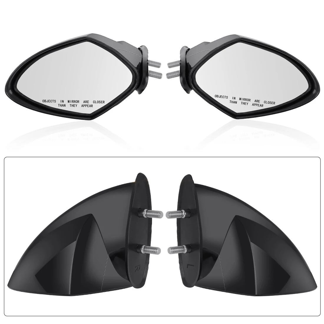 Yamaha WaveRunner VX Cruiser Deluxe Sport VX1100 사이드 리어 뷰 미러 용 왼쪽 및 오른쪽 모터 보트 백미러