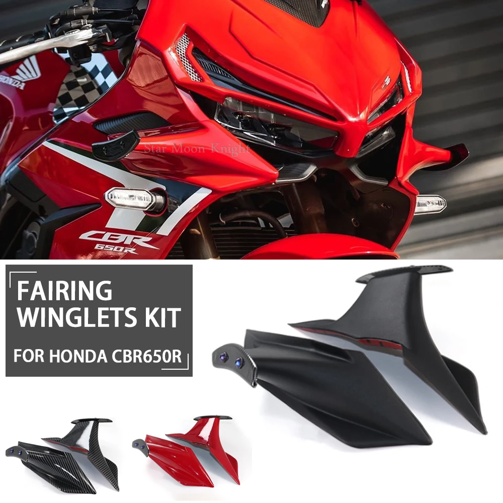 

Winglets Fairing Kit For Honda CBR650R CBR650 CBR 650 R 650R 2019 - 2021 ABS Aerodynamic Wing Spoiler Fixed Spoiler Accessories