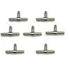 4mm Stainless Steel T Shaped Connector 3 ways Aquarium Fish Tank Air Pump Connector Control Valve Air Pipe Tube Accessories 1