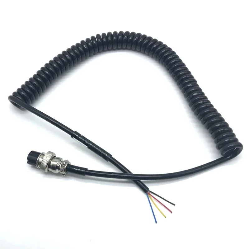 New Arrival Replacement 4 Wire Pin Cable for Hand Held CM4 CB Radio Speaker Microphone for Cobra CB Radio Walkie Talkie