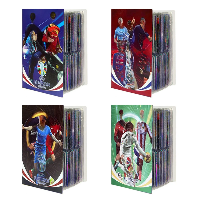 

Football Star Card Album Four-square Three-dimensional Collection Enthusiasts Capacity 240