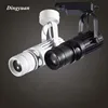Theater Stage Zoom Spotlights, COB Focus Logo Projector Track Lights,Industrial Gobo Lights for Company Restaurant Store Wedding 1