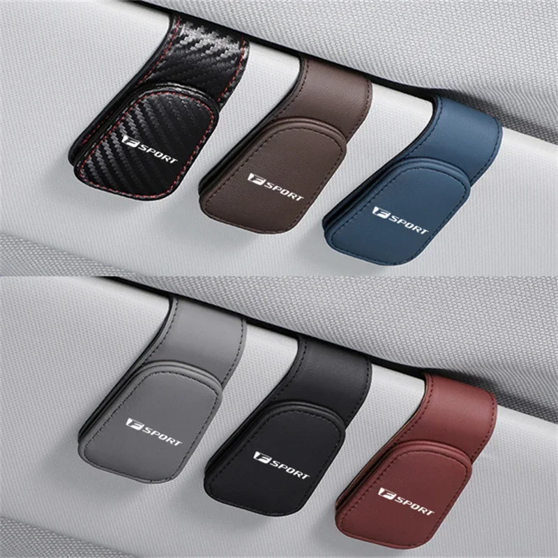 자동차 안경 홀더 안경 보관 클립 Lexus F LFA ISF GSF RCF F 스포츠 ct gs nx es 선글라스 홀더 인테리어 액세서리
