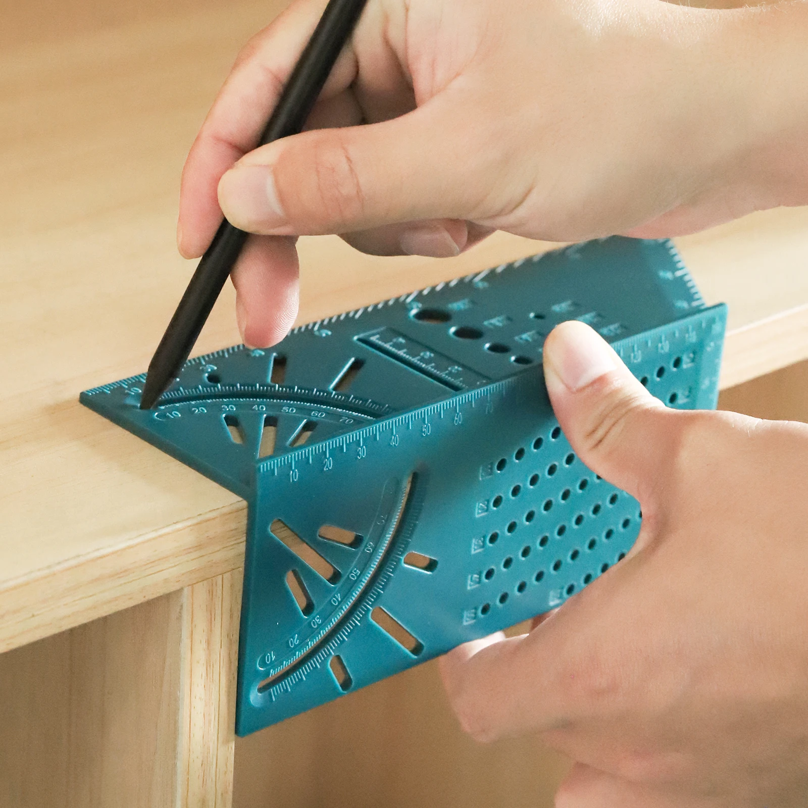 Wood Working Ruler Multifunctional Angle Ruler 3D Mitre Angle Measuring Gauge Square Size Marking Gauging Carpenter Tool 1PC stainless steel ruler ruler set rotatable ruler folding ruler drawing ruler quilting ruler metal ruler straight ruler curve ruler cats paw ruler plastic ruler viewfinder ruler triangle ruler ecg ruler card