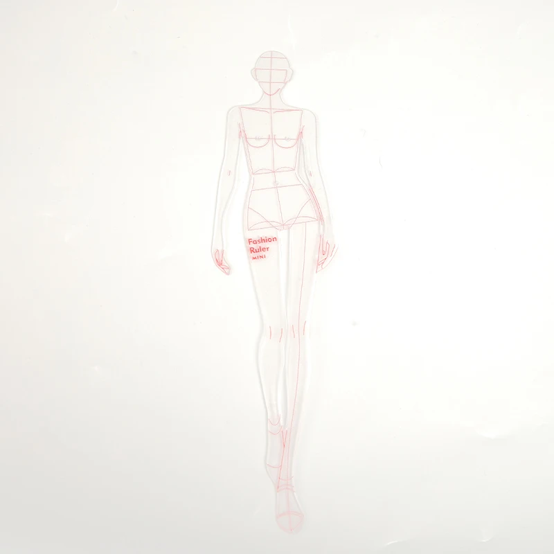 4pcs/set Women Fashion Drawing Ruler Figure Drawing Template For Fashion  Design Fashion Illustration Sketch Template Tool Kit - AliExpress 15