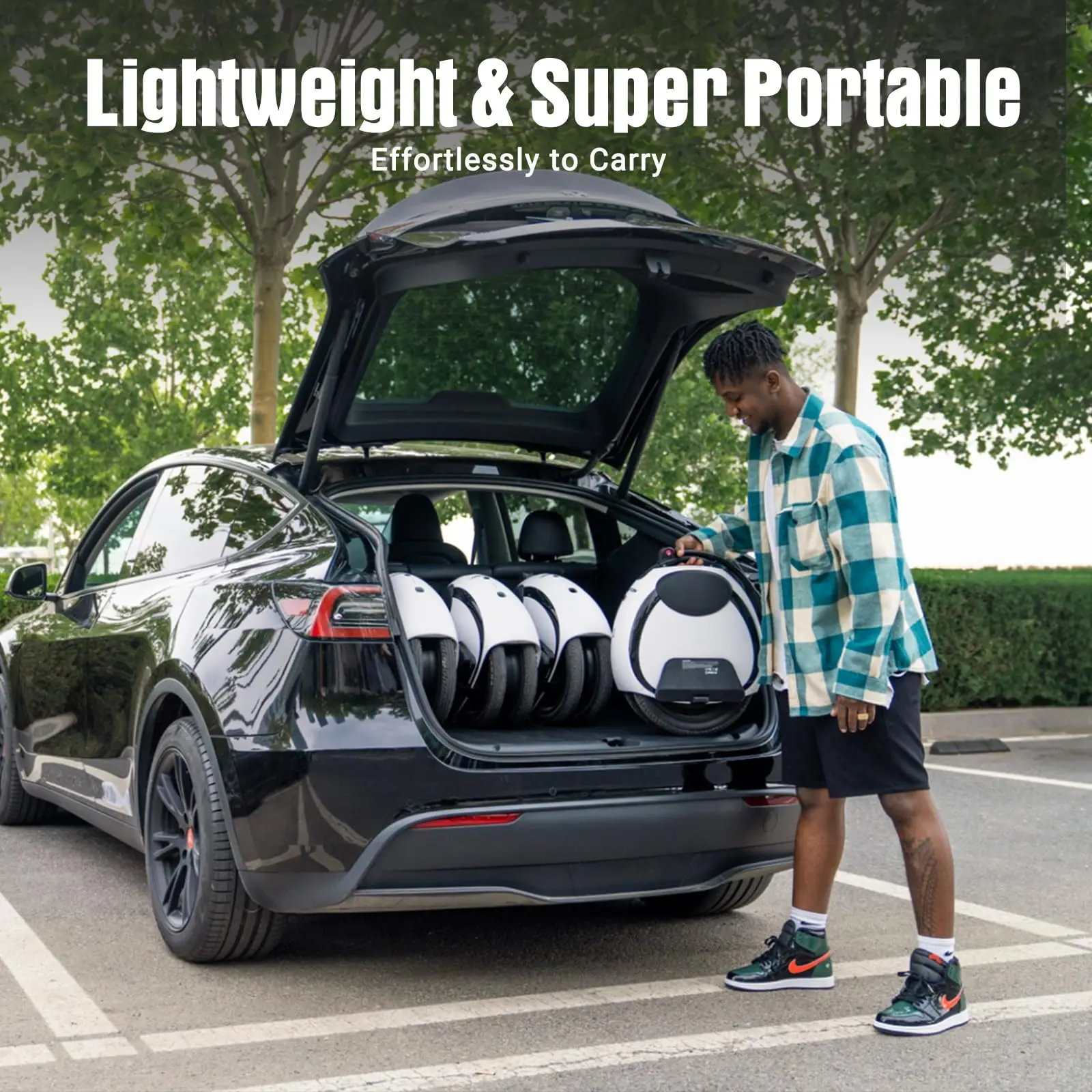 Original Newest INMOTION E20 240Wh 54.6V Battery 450W Nominal Peaks At 900W Motor Max Range 18.6 Miles Electric Unicycle