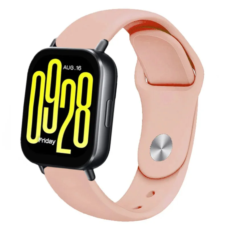 Comfortable 22mm Soft Silicone Strap - Replaceable Wristband for Smartwatches