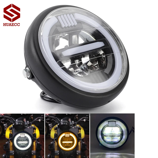 Phare Moto Led Café Racer