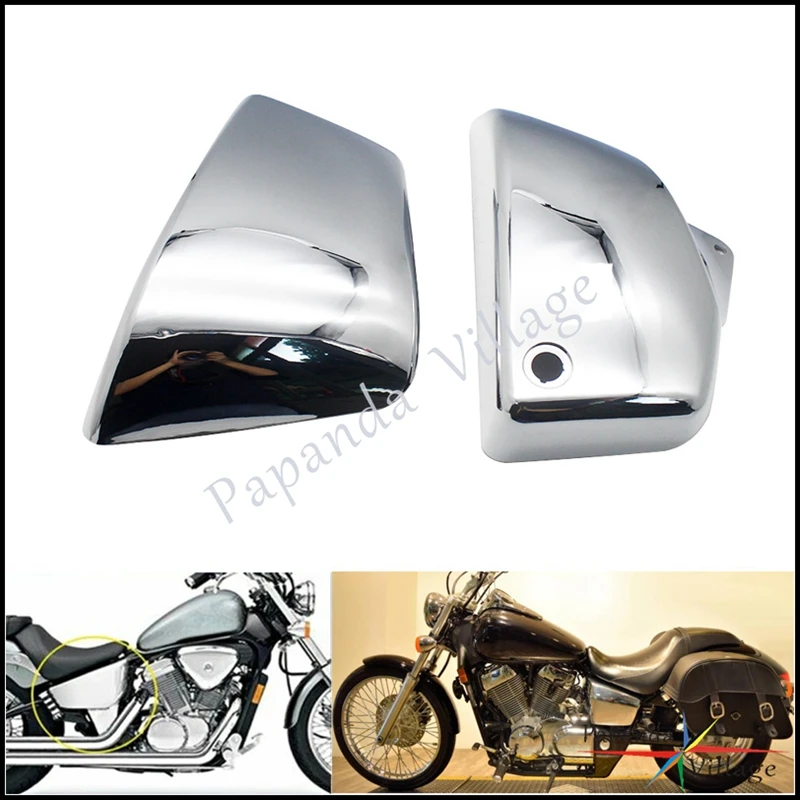 

Боковая Крышка батарейного отсека для Honda VT1100 Shadow ACE VT750 VT400 Aero Saber 1999-2008, аксессуары для мотоциклов, 1 пара